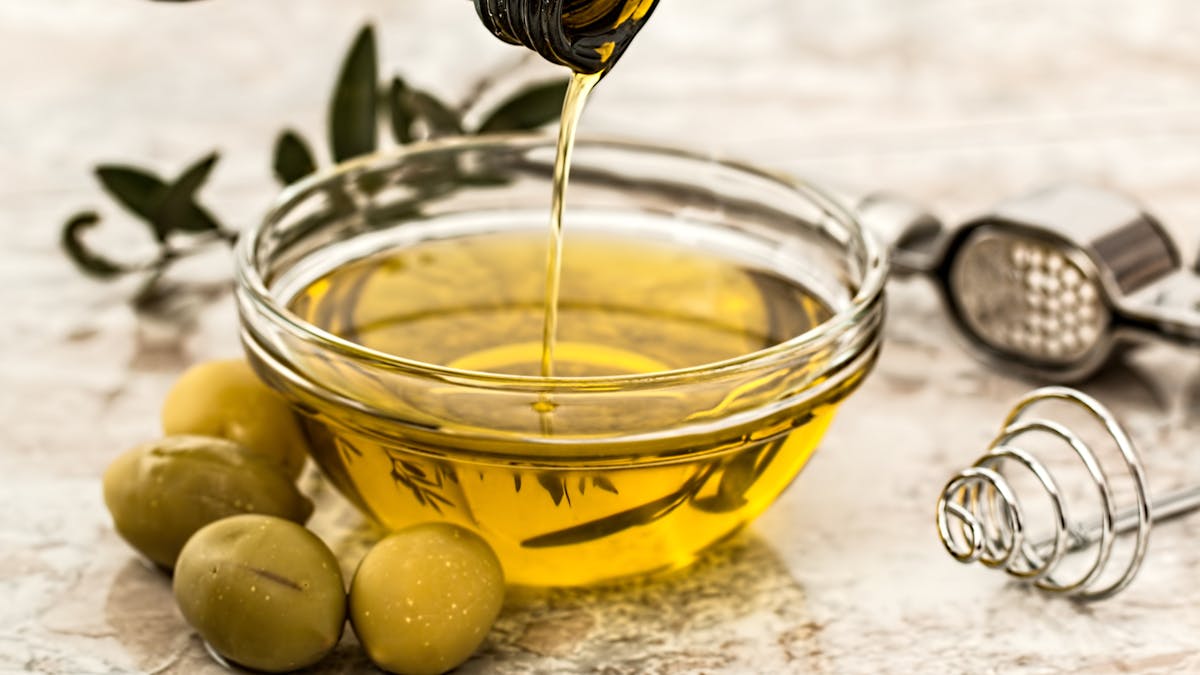 Bouteille d’huile d’olive française