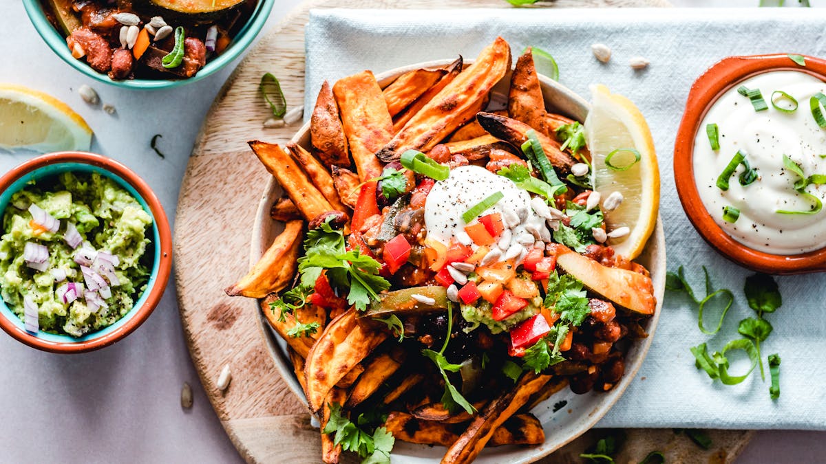 Légumes cuisinés dans un restaurant gastronomique